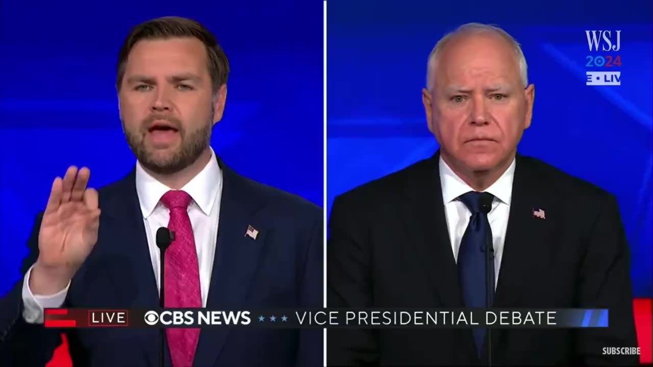 JD Vance called out the moderators-CBS immediately muted him.