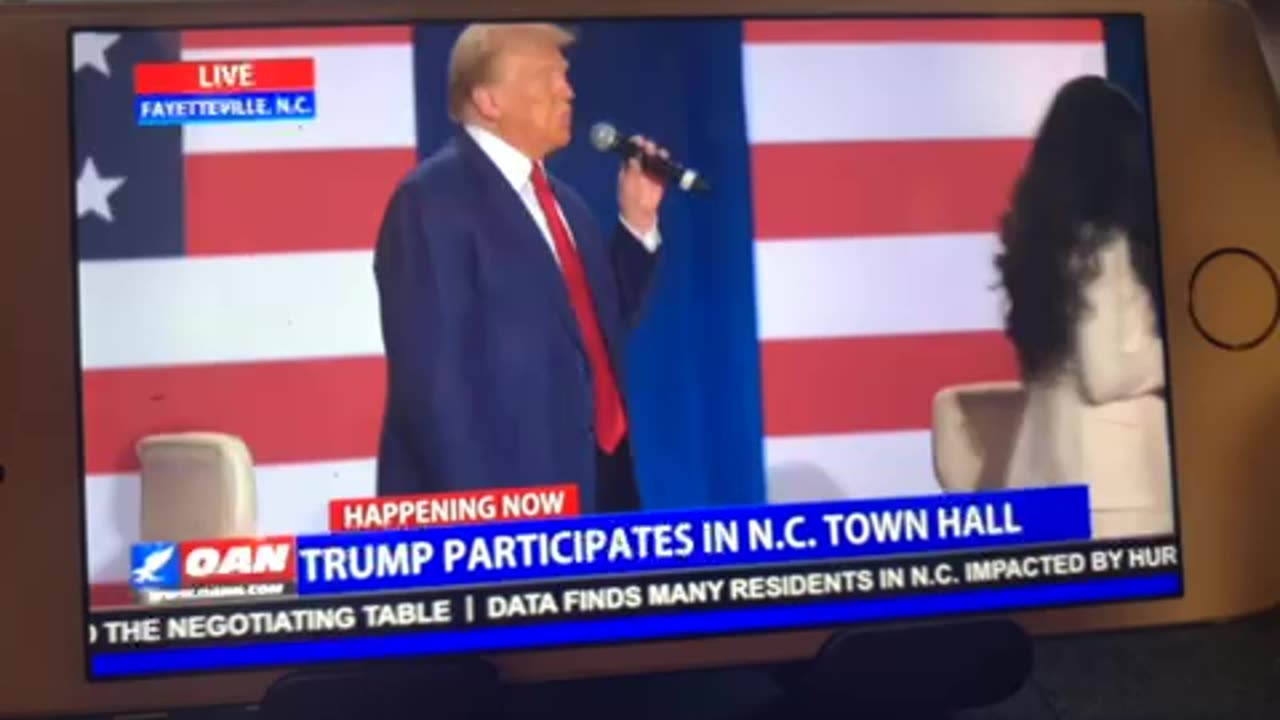 🦅OANN trump live Fayetteville NC 06:57 pm Friday