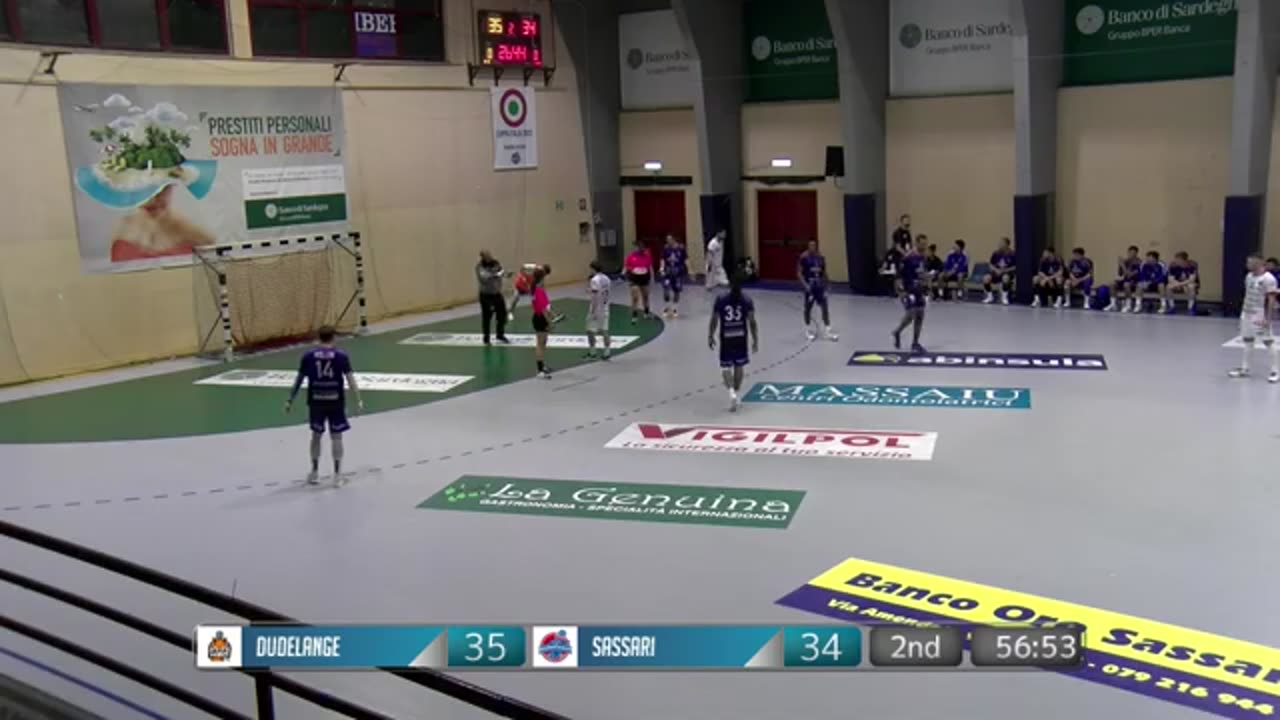 SASSARI -DUDELANGE European Cup R1 Andata 21 Σεπ 2024