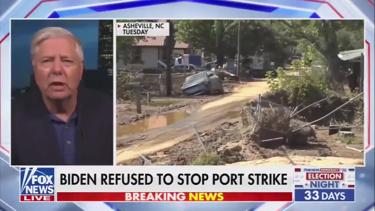 Wake Up Americans: Lindsey Graham Prioritizes Israel Over South Carolina Flood Victims