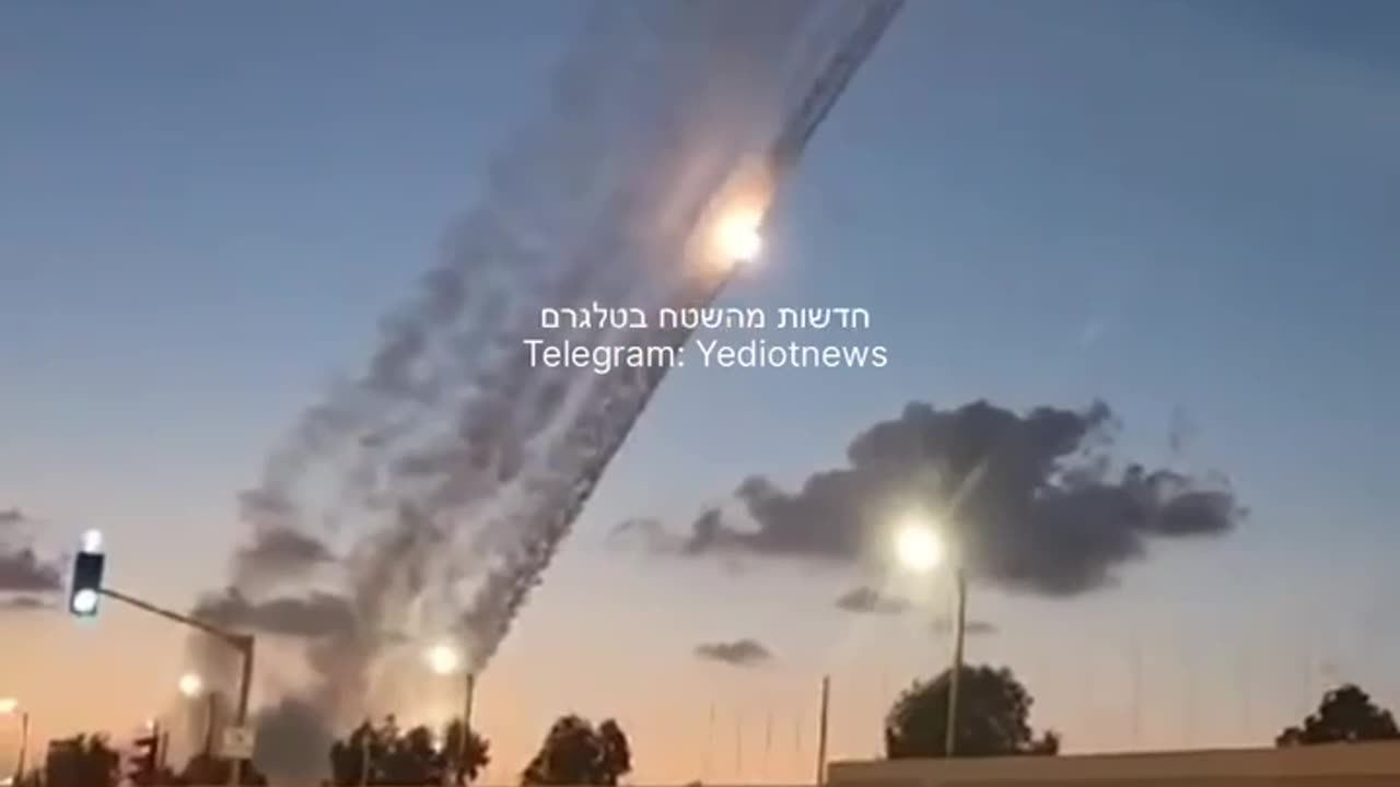 Iron Dome in ACTION Video credit: Omar and Noa Gerhabgi