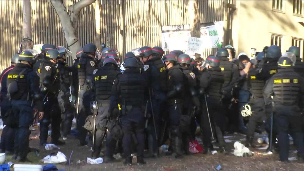 Police dismantle UC San Diego encampment, arrest protestors on campus