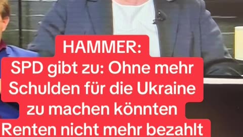 SPD Ukraine Krieg aus nomalem Haushalt finanziert