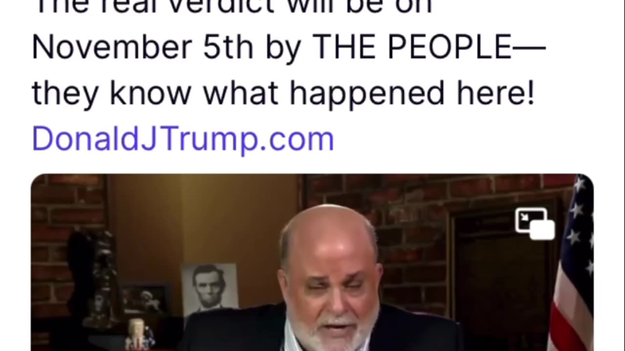 The real verdict will be a November 5th by THE PEOPLE