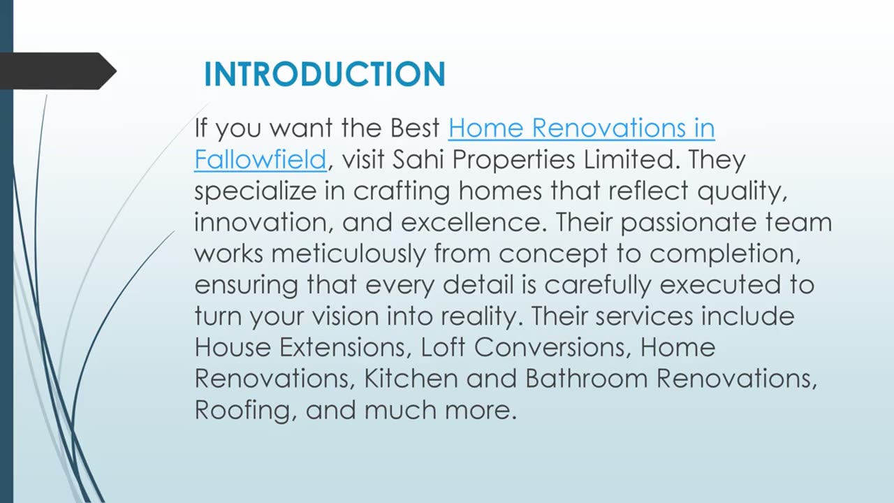 Best Home Renovations in Fallowfield