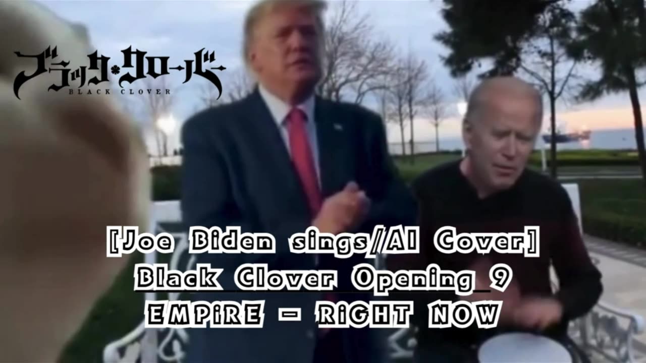 [Joe Biden sings/AI Cover] Black Clover Opening 9 EMPiRE - RiGHT NOW