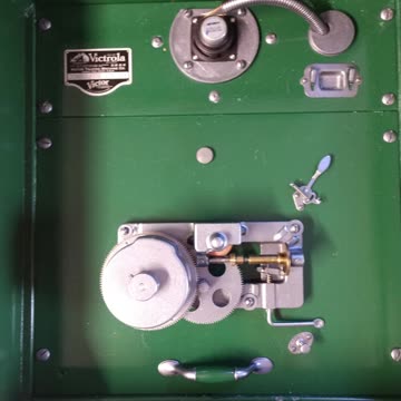 Rebuilt Victrola Console with Speaker and BT