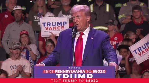 Donald Trump in Indiana, PA #MAGA2024