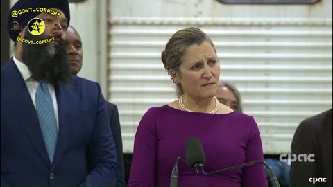 This dumb twitch Chrystia Freeland really needs to resign!