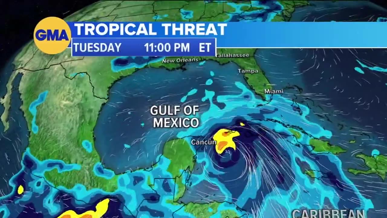 Storm tracker: Potential hurricane could hit Gulf Coast this week
