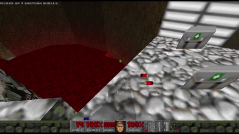 Brutal Doom 2 - Hell on Earth - Pistol Start - Hard Realism - Tenements (level 17)