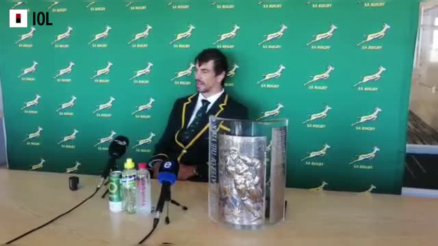 Watch: Eben Etzebeth voted as the SA Rugby Player of the Year