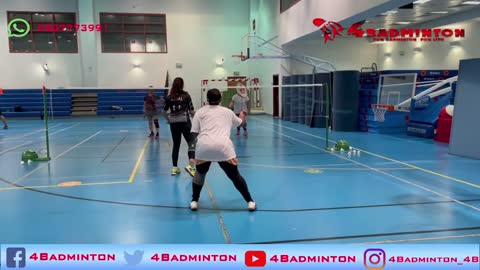 Regular Badminton practice in AUH