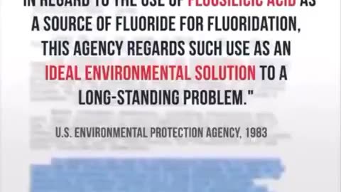 SOURCES OF FLUORIDE 🍿🇺🇸 SHARE!