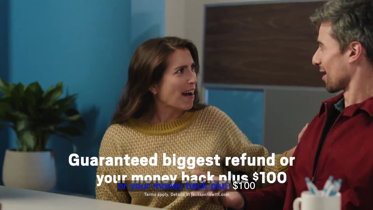 Jackson Hewitt 'Pricey Pizza' 15s Ad You'll get your biggest refund guaranteed