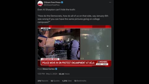 Even Al Sharpton can't hide the truth