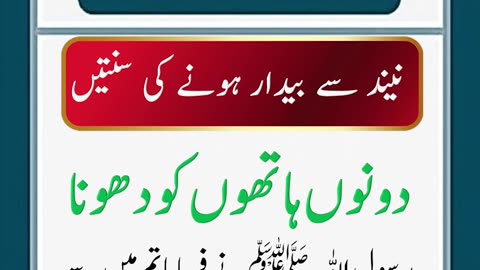 Sunnah of the Prophet ﷺ| Daily Sunnah | Sunnah series | سنت رسول ﷺ