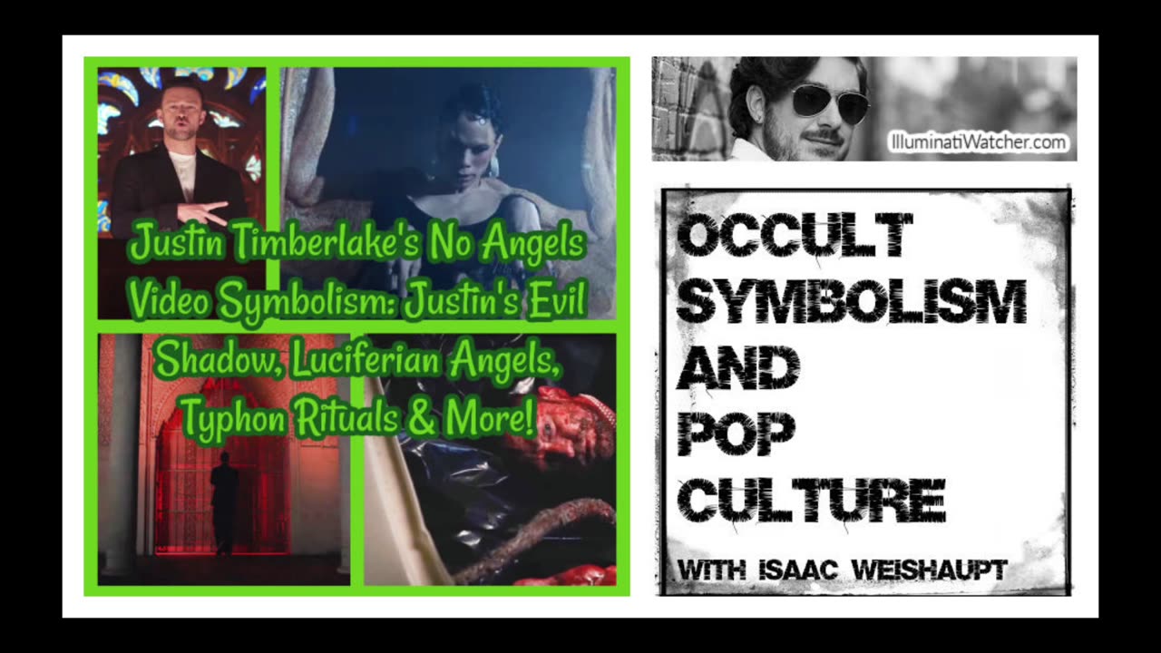 Justin Timberlake's No Angels Video Symbolism: Justin's Evil Shadow, Lucifer Angels, Rituals & More!