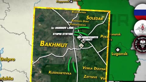 Russian troops close in on city Bakhmut