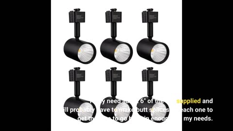 mirrea 6 Pack 9W Dimmable LED Track Pendant-Overview