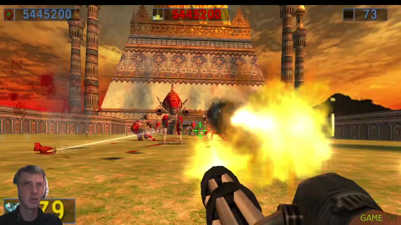 Courtyards of Gilgamesh Ending Battle - Serious Sam Second Encounter