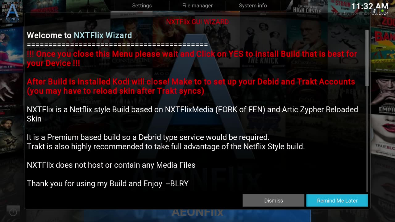 AeonFlix Kodi Build