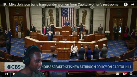 Mike Johnson bans transgender women from Capitol women's restrooms