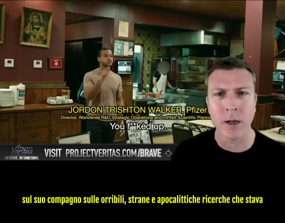 UN DIRETTORE PFIZER FILMATO DI NASCOSTO. PERSONAGGIO DIABOLICO..