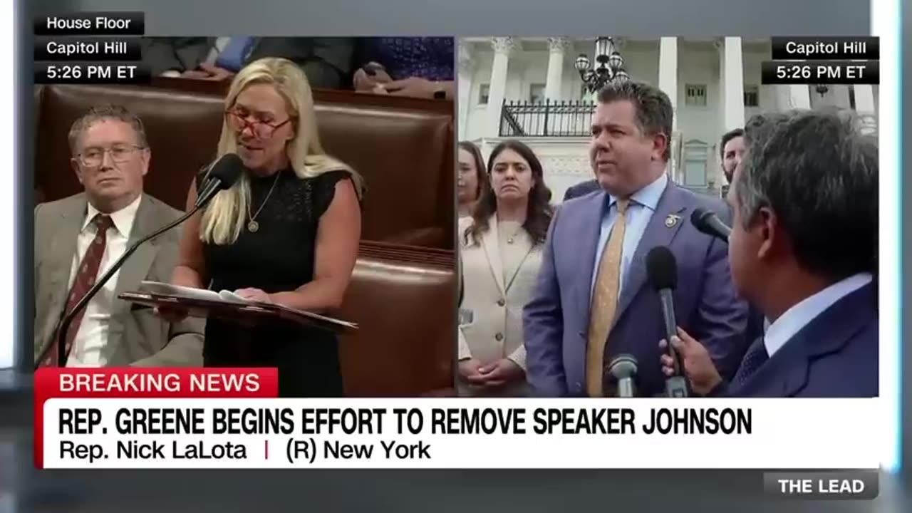 Marjorie Taylor Greene begins effort to remove Speaker Johnson CNN News