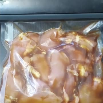 First time using a vacuum sealer. Teriyaki chicken