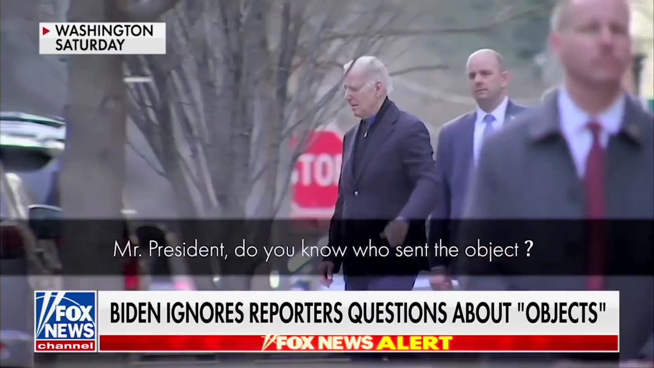 JOE AIN'T TALKING: Watch Biden Duck Spy Balloon Questions