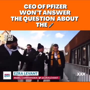 CEO of Pfizer won't answer the question about the VACCINES.