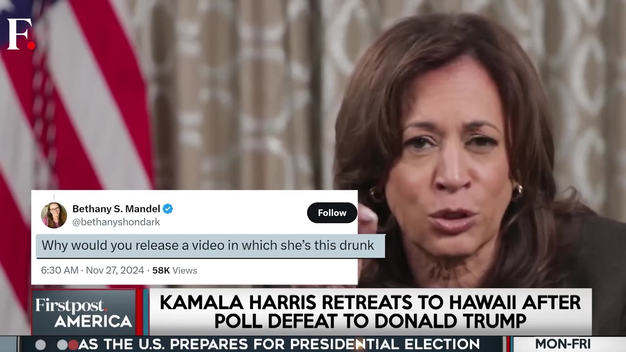 Harris Thanks giving Message, Drunk Look Spark Post-Election Firstpost America