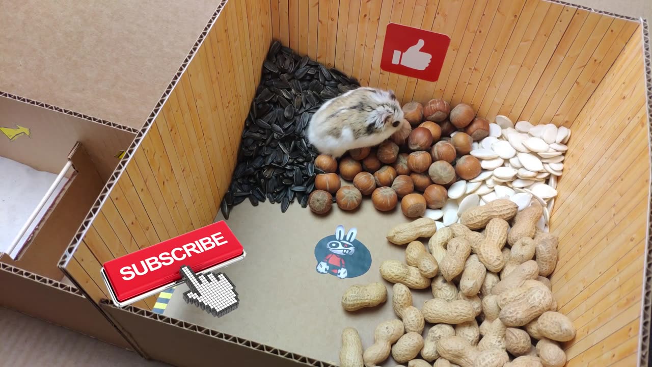 🐹Hamster escapes the awesome maze for Pets in real life 🐹 in Hamster stories Part 2