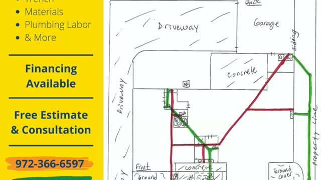 Cast Iron Pipe Replacement Example 75229 47%