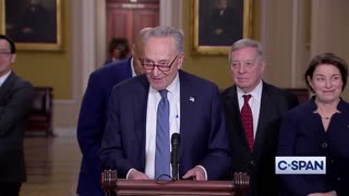 WATCH: Schumer REFUSES To Answer Same Question From FOUR Reporters