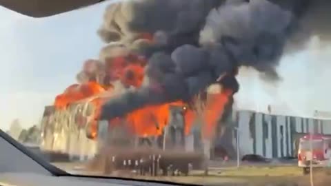 A Latvian Drone Factory Caught Fire