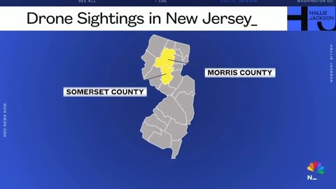 NEW JERSEY : UNIDENTIFIED DRONES UNDER INVESTIGATION