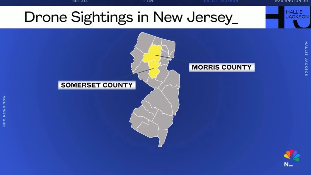 NEW JERSEY : UNIDENTIFIED DRONES UNDER INVESTIGATION