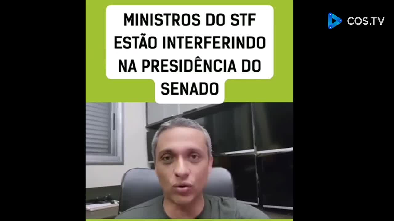 URGENTE ) Ministros do STF estão interferindo na presidência do Senado☝☝🇧🇷🇧🇷