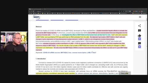Pfizer Vaccine Becomes DNA in Liver Cells. (In-vitro Swedish Study)