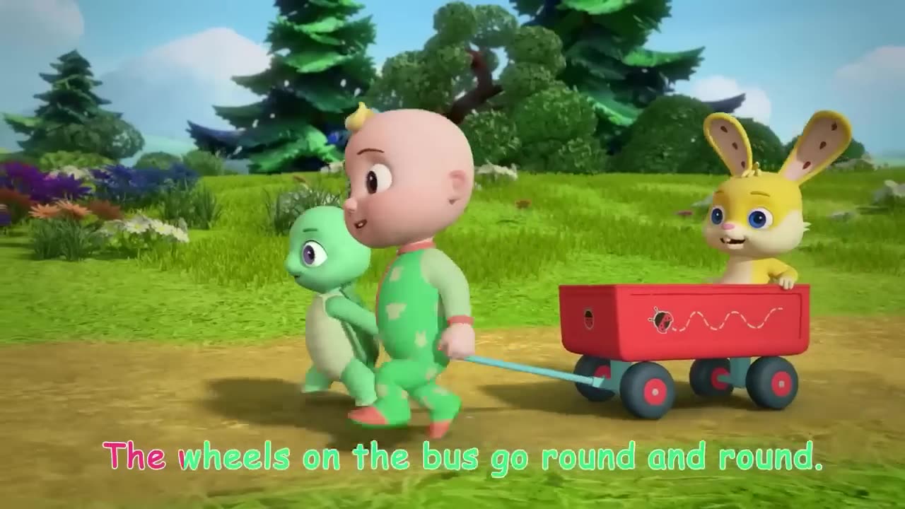 wheels on car Song kids song