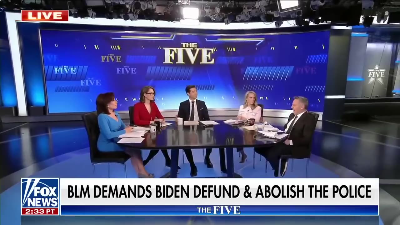 ‘The Five’ BLM calls out Biden for not defunding the police