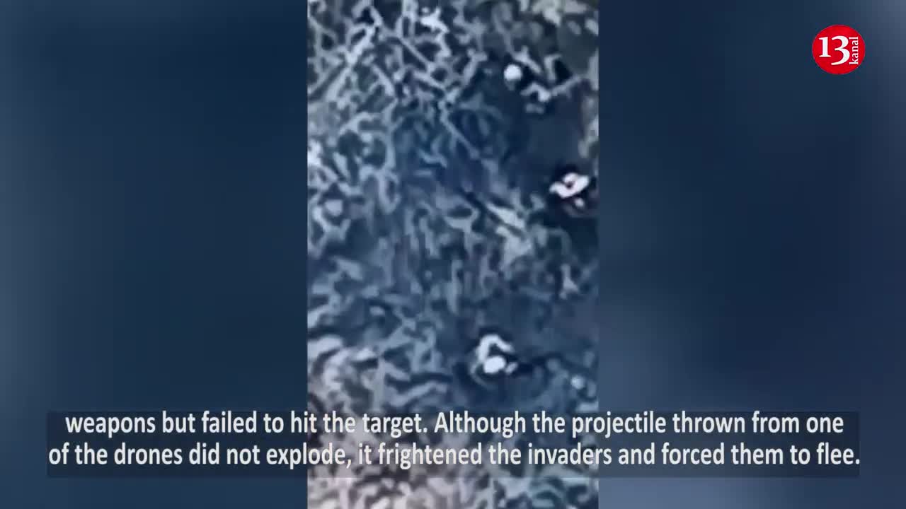 The end of Russians who tried to shoot drone with machine gun - revenge was powerful