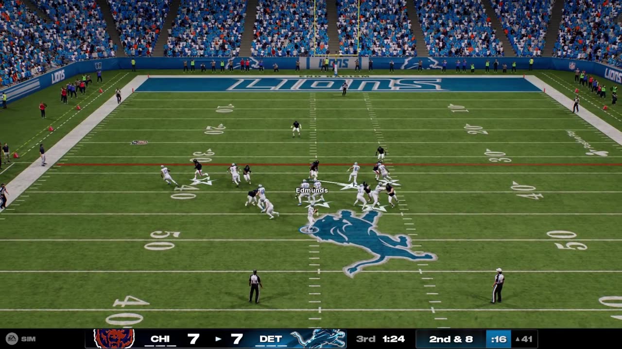 Thanksgiving Day Game - Bears VS Lions - Madden NFL 25