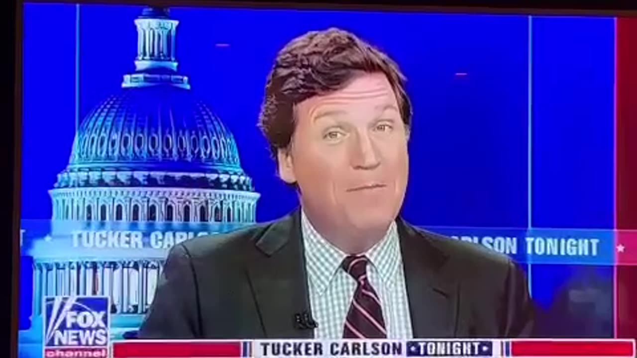 Tucker Carlson refers to the government as "lizard overlords."