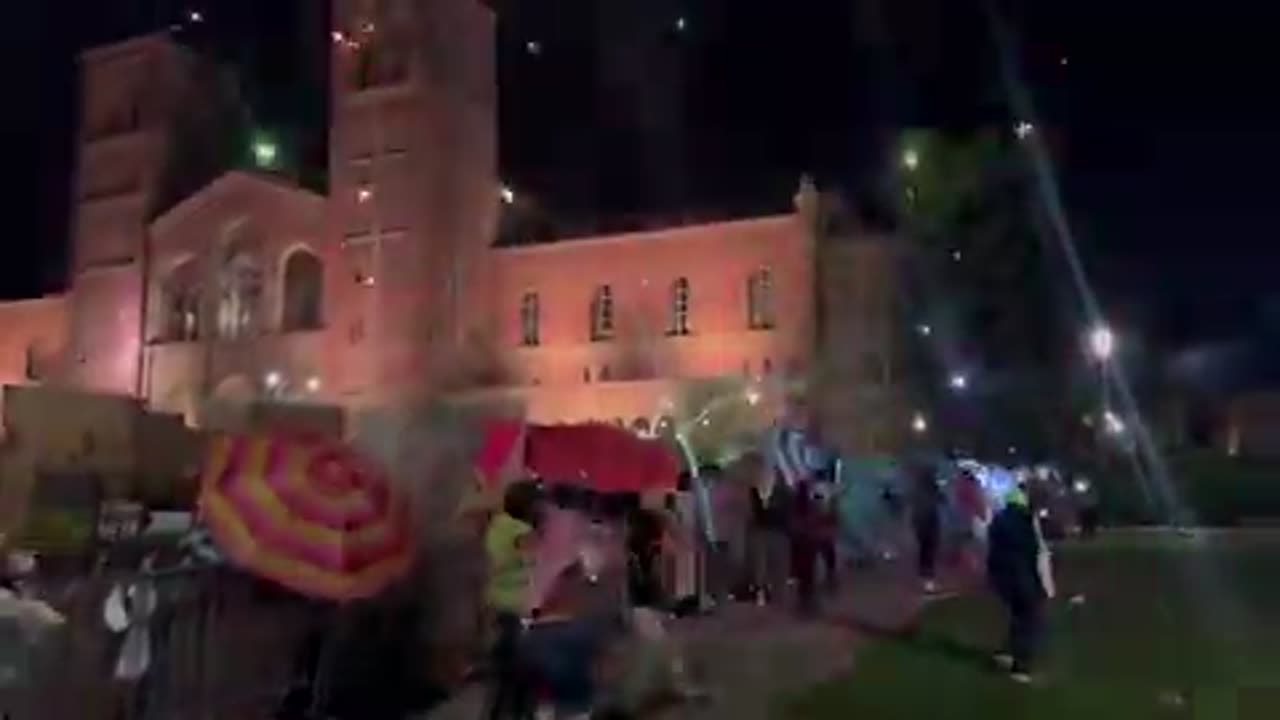 P3: Speaker dragged, Scuffle and more Cluster Bom* Style Firework Thrown at UCLA Encampment