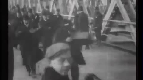 Opening of new East River bridge, New York