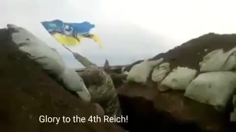 Ukrainische Flagge die es so in Europa nicht geben sollte!! und doch gibt es sie!!