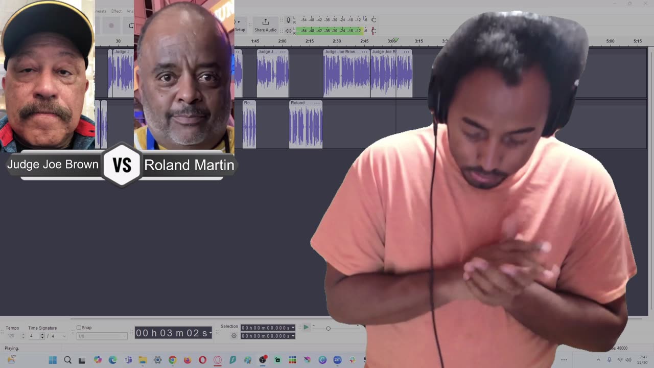 Baron Tremayne Caple A.K.A. Foxy Kitsune Fox: Judge Joe Brown Vs Roland Martin